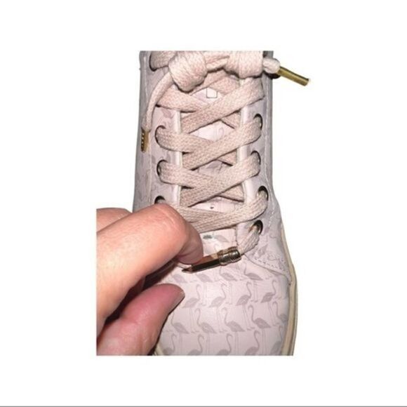 Ted baker pink motif flamingo sneakers size 39 - Picture 7 of 13